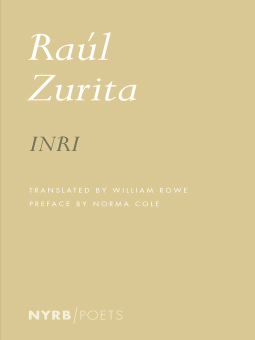 Title details for INRI by Raúl Zurita - Available